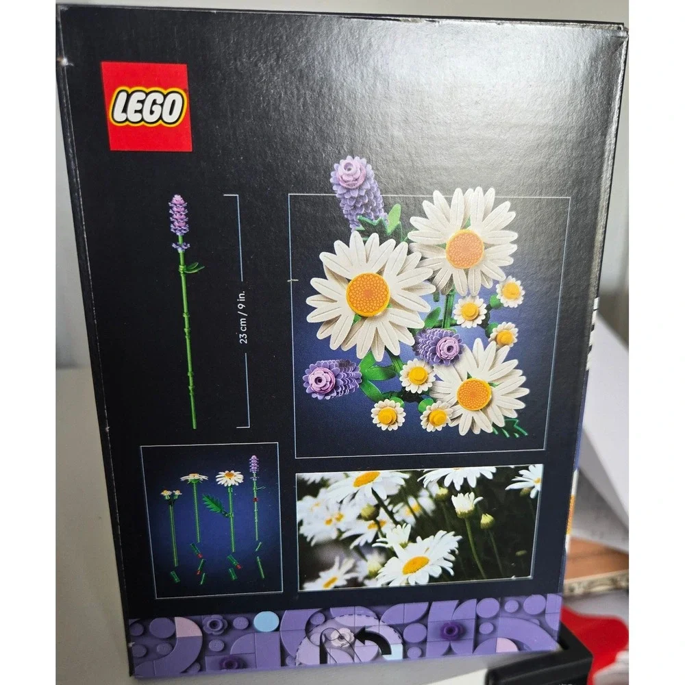 LEGO Botanicals Daisies 11508 Building Toy Set 133 Pieces White Yellow Flowers